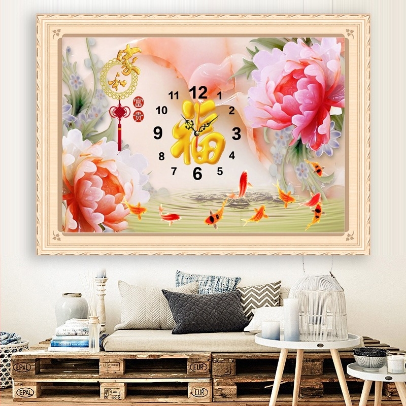 Gyémántfestő készlet — modern minimalista stílus, vászon, motívum növények és virágok, nappaliba, kód Y2589