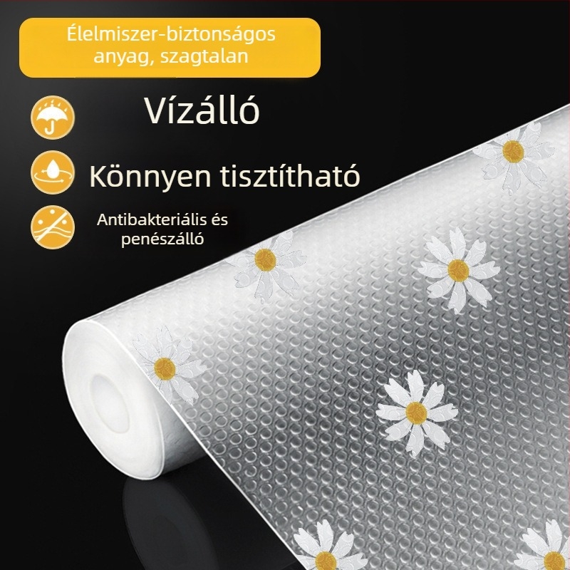 EVA fiók- és szekrényliner, nedvesség elleni védelem konyhai szekrényekhez, ruhásszekrényhez és cipősszekrényhez, víz- és olajálló felület