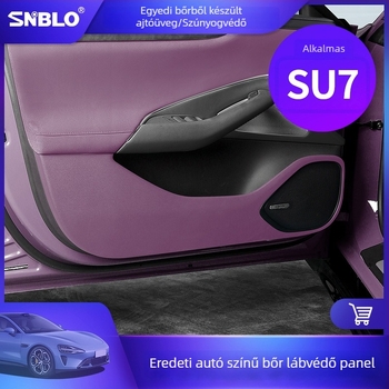 SU7-hez készült bőr belső ajtóvédő – karcolás elleni védelem, ütésálló, SNBLO, testreszabás