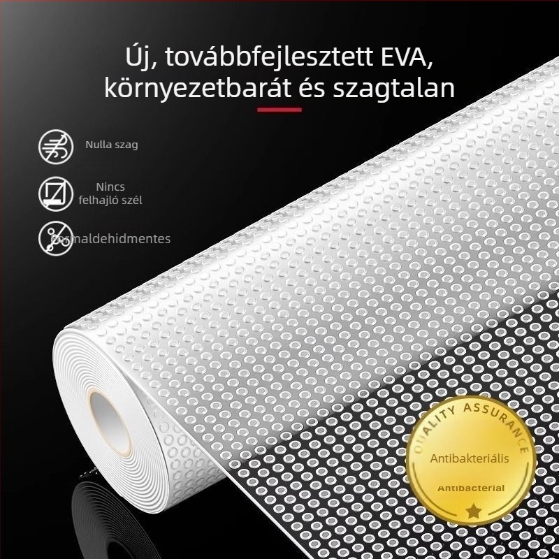 Pontozott mintás nedvesség- és olajálló fiókalátét, vastag, ideális a konyhában, a szekrényekben és a gardróbban