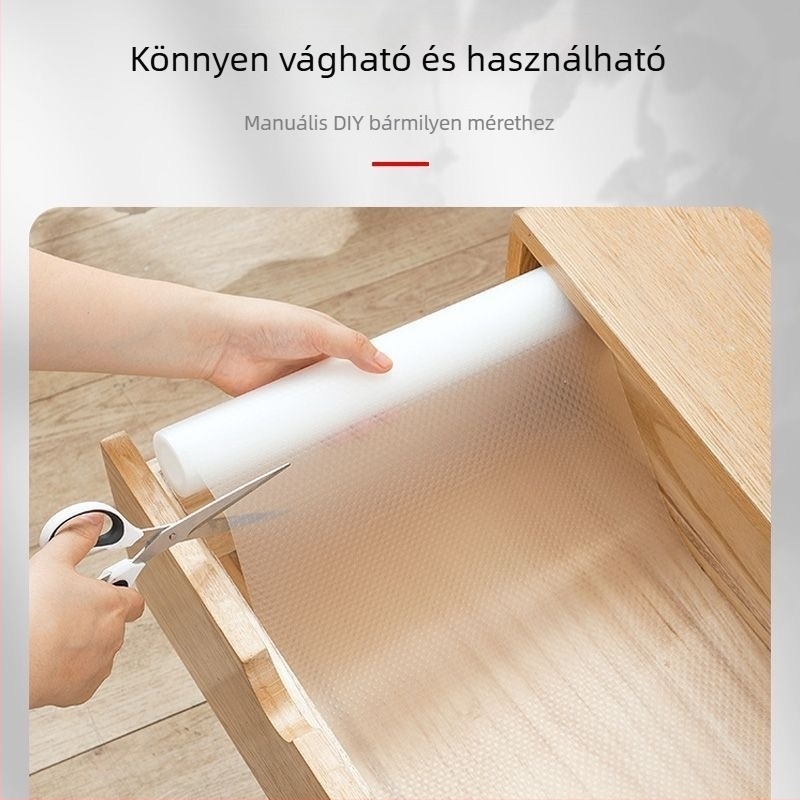 Pontozott mintás nedvesség- és olajálló fiókalátét, vastag, ideális a konyhában, a szekrényekben és a gardróbban