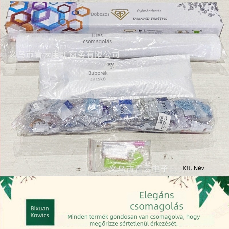 Keresztszemes hímzőkészlet: Cartoon/Anime mintával, anyag nylon, 11CT vászon, márka Fanmeijia, termékkód CBL0023