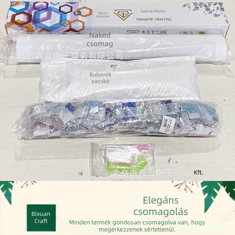 Gyémántfestő készlet, Cartoon/Anime minta, nylon anyagú 11CT szövet, keresztszemes hímzés, kód CBL0023, nappaliba