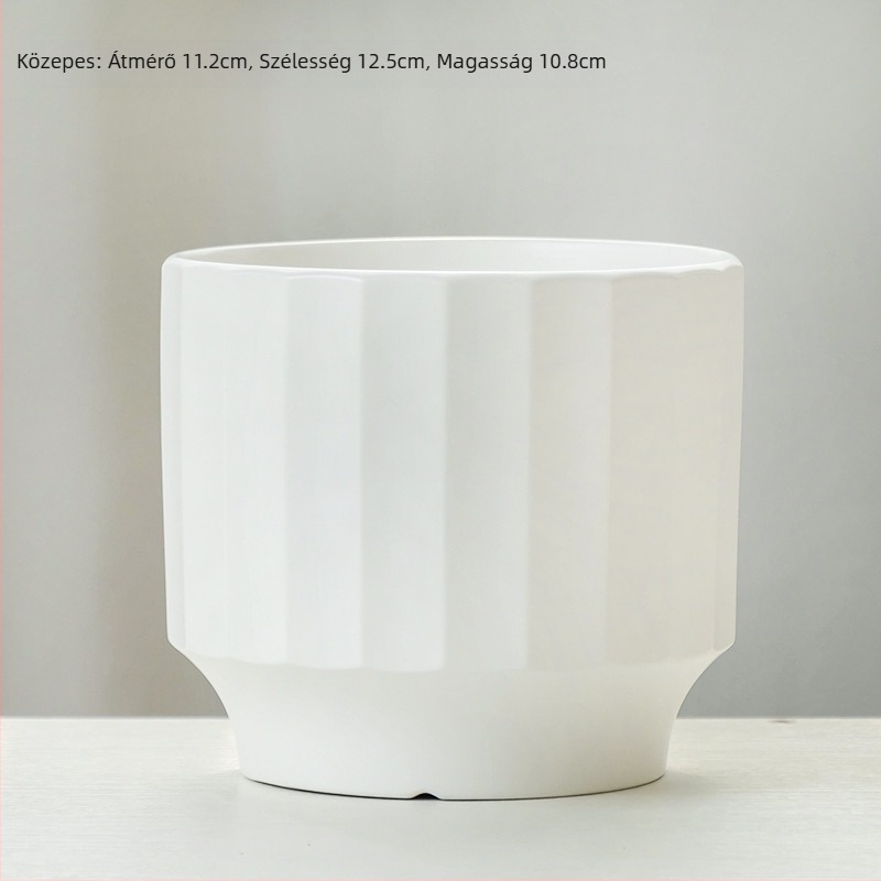 Kerámia virágcserép, padlón álló, kínai stílusú, otthoni kertészkedéshez