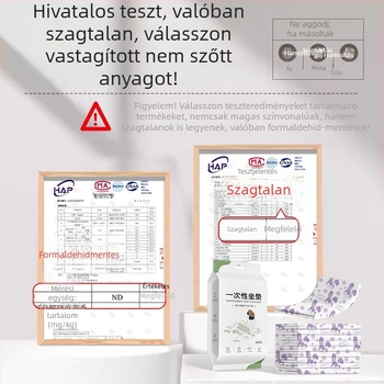Kültéri egyszer használatos ülőpárna és talajvédő matrac — hordozható, csúszásmentes és nedvességálló poliészter, kempingezéshez (1–2 személy)