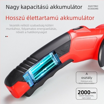 Enjoy elektromos textilvágó olló, újratölthető lítium akkumulátorral, 220V, bőr, karton, textilek és szőnyeg vágására