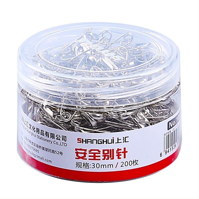 Shanghui fém ruházati biztonsági tűk – vastagított kivitel, klasszikus stílusú nagy papírkapcsok és címketűk