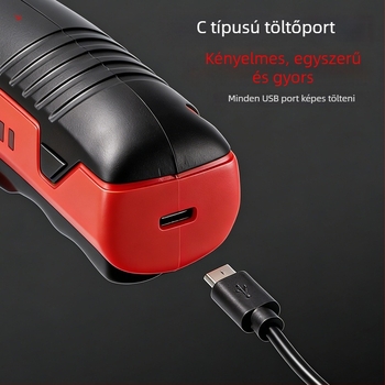 Újra tölthető elektromos olló textilekhez – otthoni használatra, vágás bőrt, textileket, szőnyegeket és függönyöket
