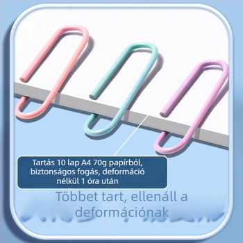 Fém papírklipsz Truecolor Pclip, modell Pclip, anyaga: fém, csomagolás: konzervdoboz, 500 darab