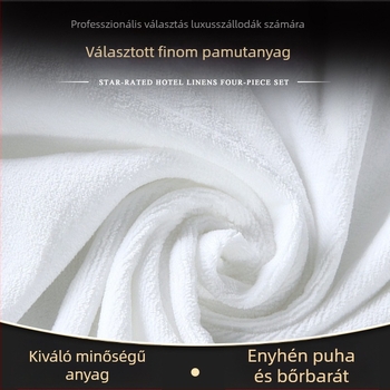Szállodai fürdőköpeny 100% pamutból, hosszú waffel-textúra, zseb, 1200 g, varrásos kivitel, logó nyomtatás elérhető
