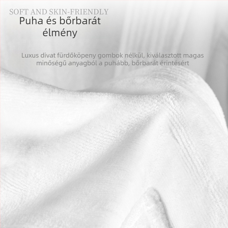 Szállodai fürdőköpeny, pamut, Cut Velvet, 1200 g, Fésült fonal, Testre szabható