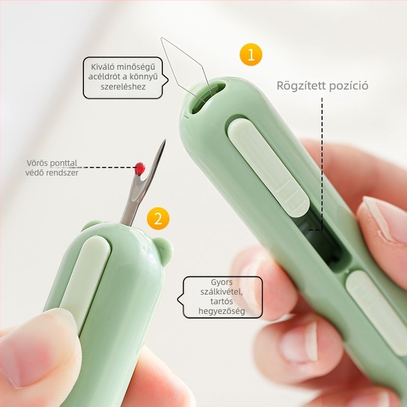 Needle threader, kétfunkciós varrótű-eltávolító, cérnaválasztó, minimalist stílus, Zhejiang eredet