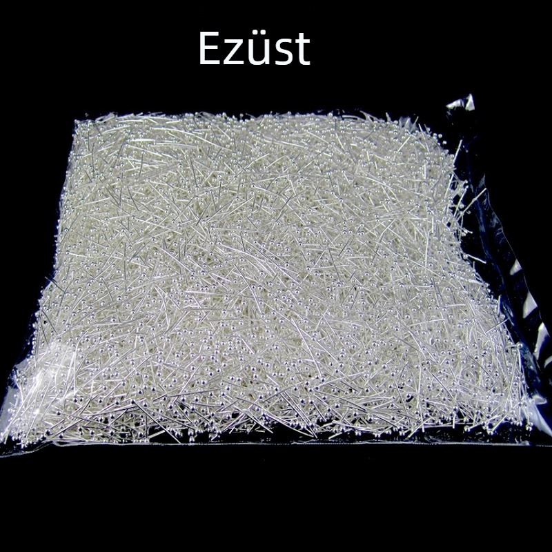 Réz gömbfejű csapok DIY ékszerekhez, elektrolitikus réz felülettel, 10 000 darabos csomag