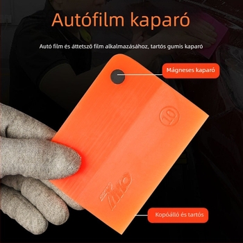 Autó fólia kaparó eszköz – lágy gumi, márka 7MO, típus: kaparó