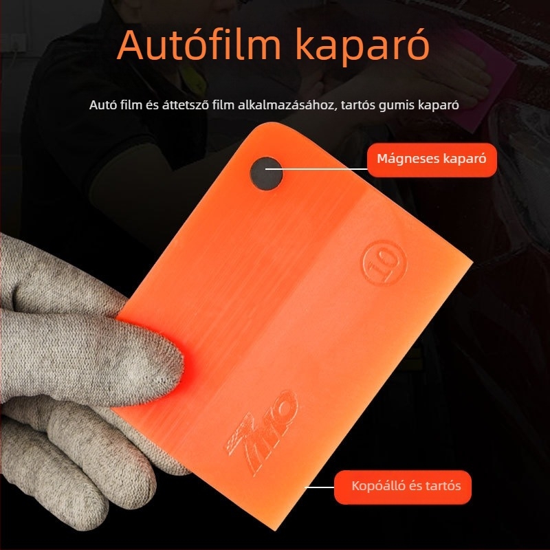 Autó fólia kaparó eszköz – lágy gumi, márka 7MO, típus: kaparó