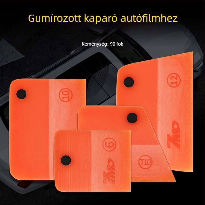 Autó fólia kaparó eszköz – lágy gumi, márka 7MO, típus: kaparó
