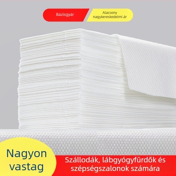 Egyszer használatos arc-törölköző kozmetikai szalonok számára, egyszerű szövés, 70 g, Cui Hua Shi