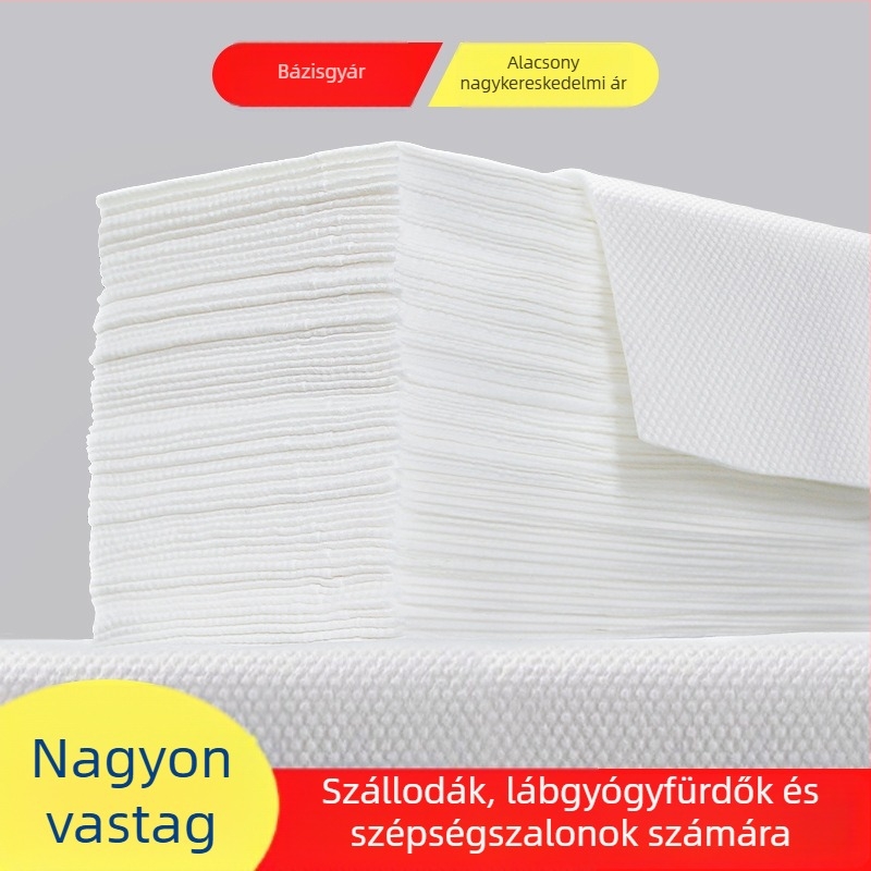 Egyszer használatos arc-törölköző kozmetikai szalonok számára, egyszerű szövés, 70 g, Cui Hua Shi