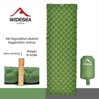 Widesea egy személyes kemping felfújható párna, kettős kamrával, TPU + nylon, súly 1000 g, modell WSCM-006G