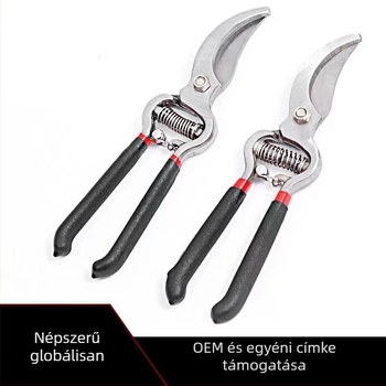 Erős kézi metszőolló gyantás markolattal – kézi kertészeti oltáshoz