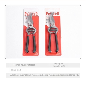 Erős kézi metszőolló gyantás markolattal – kézi kertészeti oltáshoz