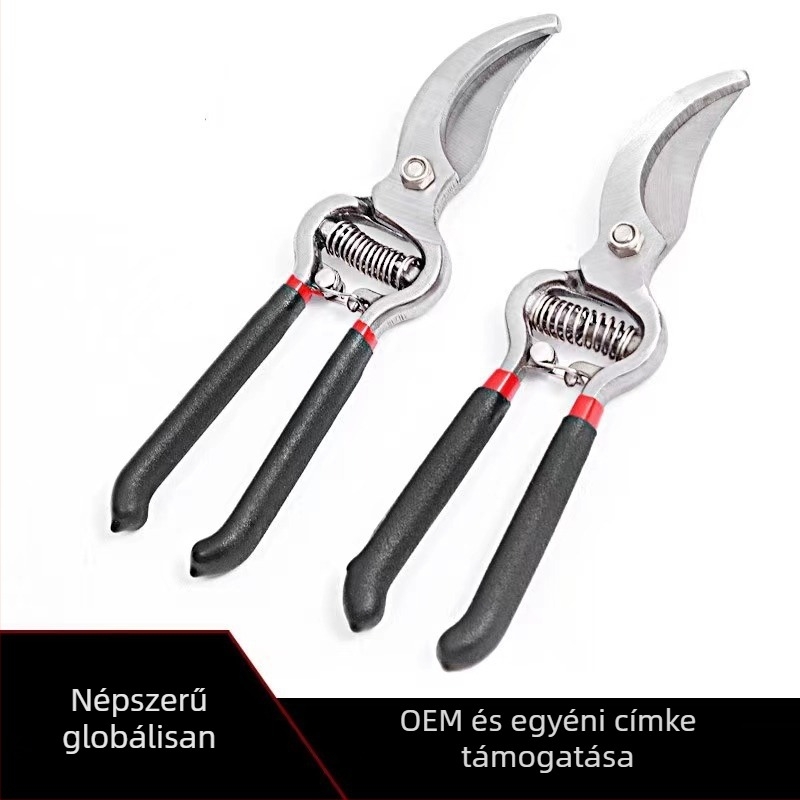 Erős kézi metszőolló gyantás markolattal – kézi kertészeti oltáshoz