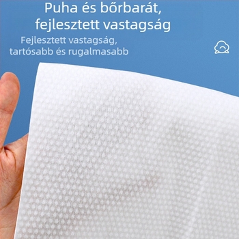 Egyszer használatos fürdőlepedő, vastagított, egyedi csomagolásban, utazásokhoz, szállodák és szépségszalonok számára