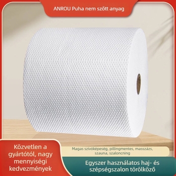 Egyszer használatos fodrászszalon törölköző, tisztító törölköző, 110 g, kevert szálból, 0–5 s felszívódás