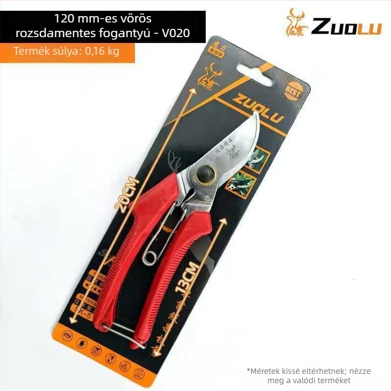 Zuolu 120 modell SK5 madárcsőr alakú metszőolló gyümölcsfákhoz és bonsaihoz