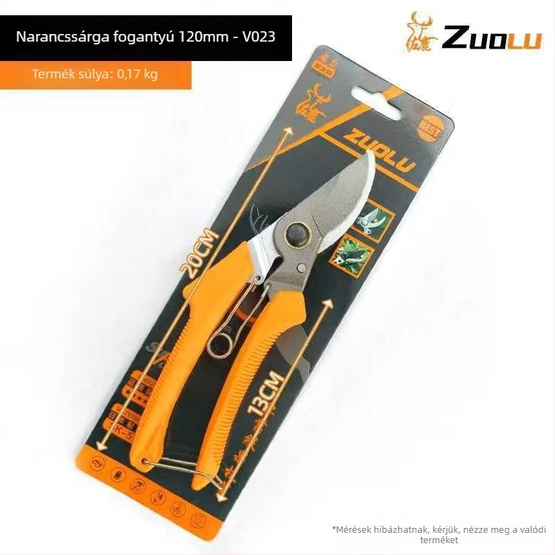 Zuolu 120 modell SK5 madárcsőr alakú metszőolló gyümölcsfákhoz és bonsaihoz