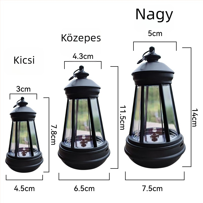Napenergia kutyafénye a kerthez – kültéri vízálló dekoratív kertvilágítás, napelemes, 0.2W, 6–12 órás működés, Modell: Solar dog lantern