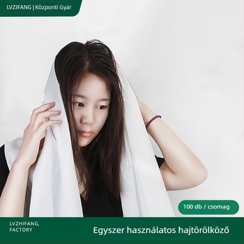 Egyszer használatos törölköző fodrászati és kozmetikai szalonok számára – a haj és az arc törléséhez, pedikűrhöz; Travel spinning, bambuszrost, egyszerű szövés