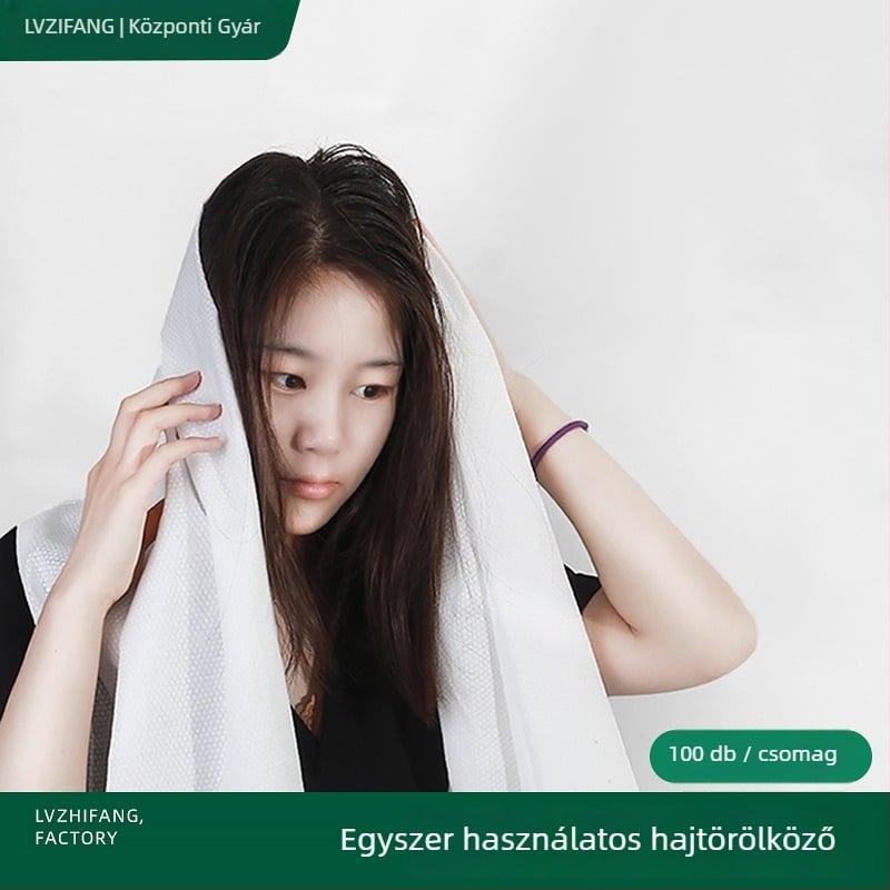 Egyszer használatos törölköző fodrászati és kozmetikai szalonok számára – a haj és az arc törléséhez, pedikűrhöz; Travel spinning, bambuszrost, egyszerű szövés