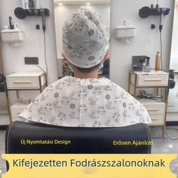Egyszer használatos nyomtatott törölköző fodrászat számára, vastagabb szépség-törölköző hajszalonok szárításához