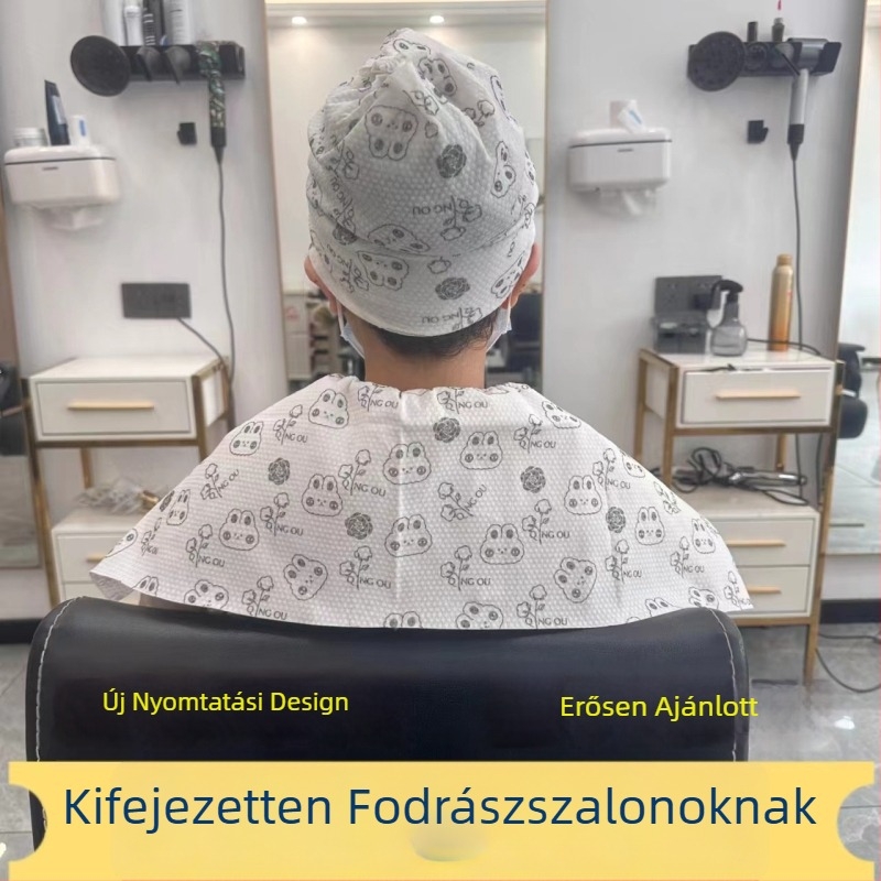Egyszer használatos nyomtatott törölköző fodrászat számára, vastagabb szépség-törölköző hajszalonok szárításához