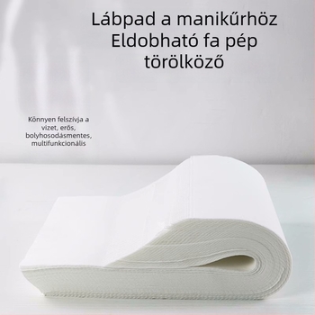 Egyszer használatos papírtörlők manikűrhöz és pedikűrhöz, láb- és asztalterítő a szépségszalonban