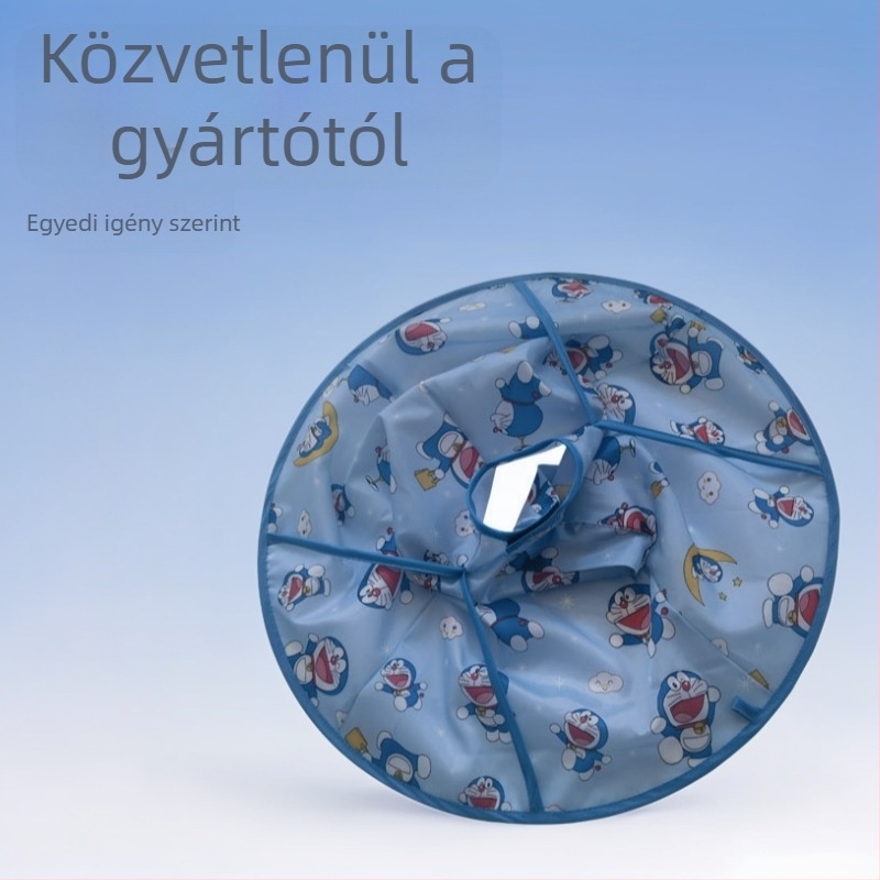 Gyerekeknek szóló fodrászkabát – anti-szakadás, összecsukható karikatúra dizájn, Pingao Hairdressing, szalonokban használható