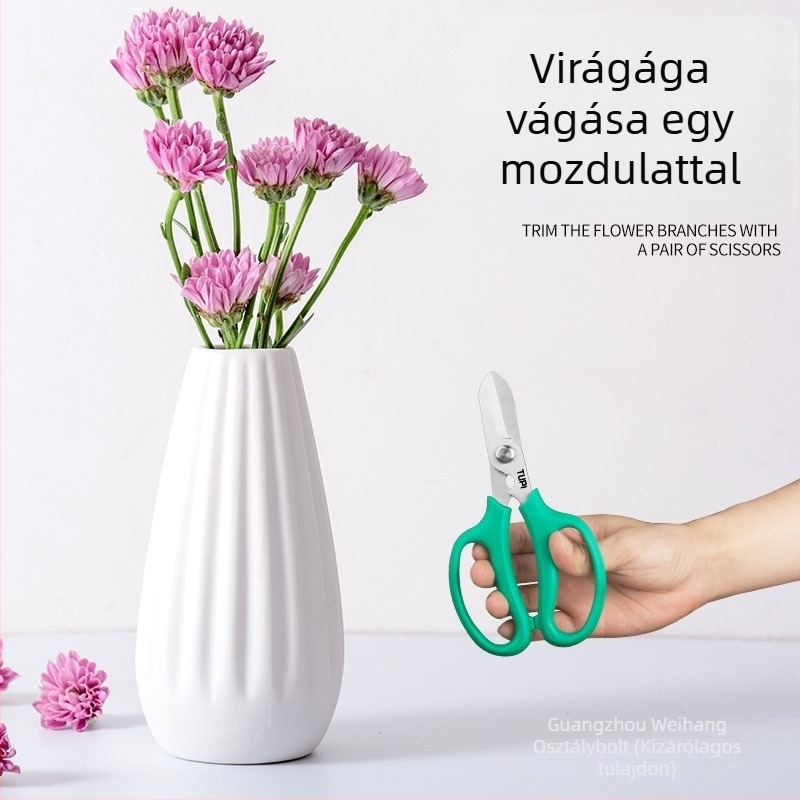 Virágkötő olló virágdíszítéshez, metszőolló, kertészeti eszköz — Márka Other