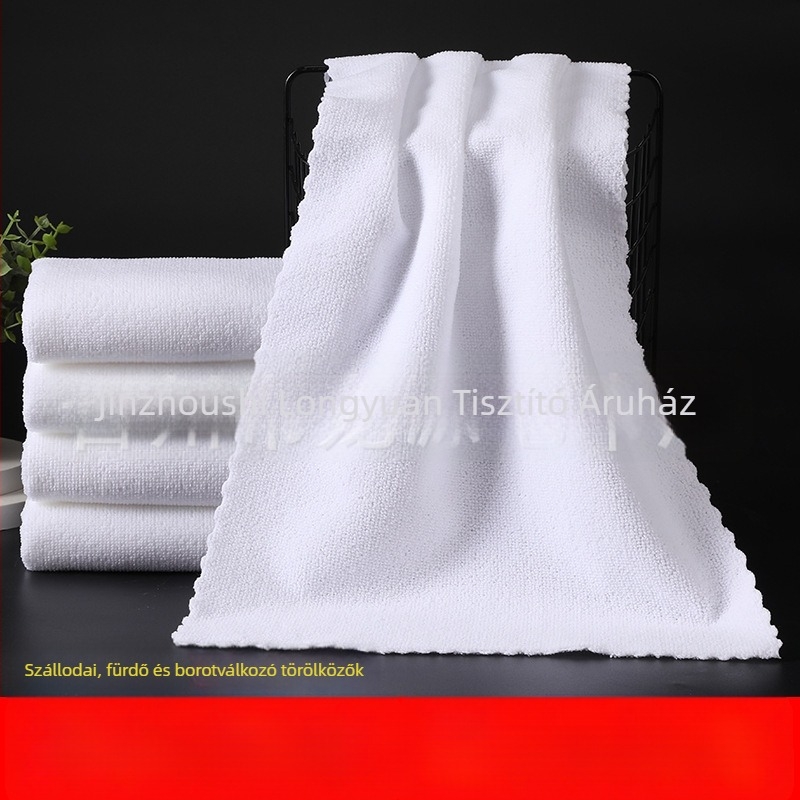 Csipkés szélű hotel törölköző • szuperfinom rost • Jacquard szövés • AB szálak • 42 g tömeg