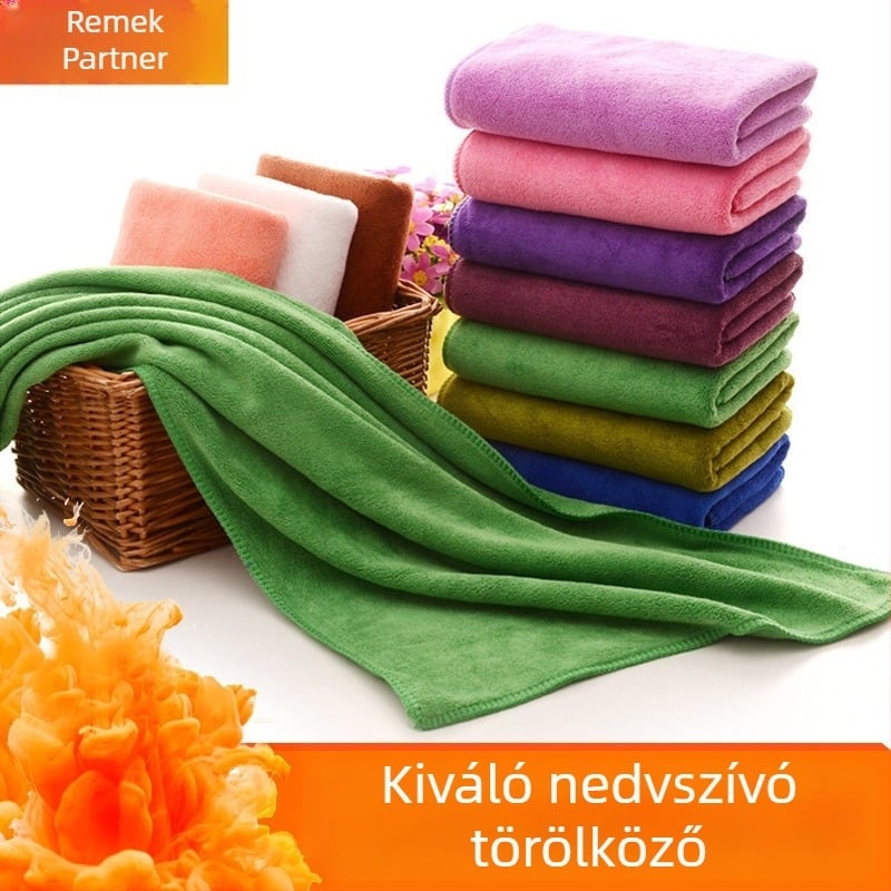 Sűrített, rendkívül nedvszívó törölköző hajra és arcra, szalonhasználatra, 35×75 cm, nem fakuló