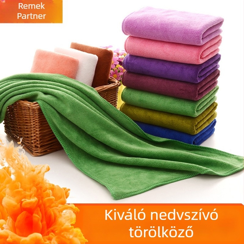 Sűrített, rendkívül nedvszívó törölköző hajra és arcra, szalonhasználatra, 35×75 cm, nem fakuló