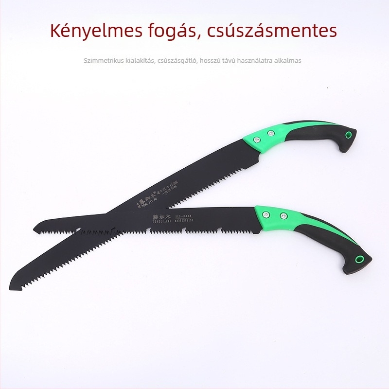 Műanyag fogantyújú metszőfűrész gyümölcsfákhoz, bonsaihoz és kertészeti használatra
