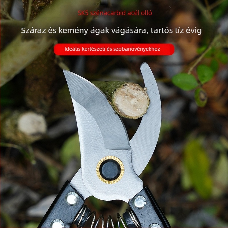 Kertészeti metszőolló – kézzel készített, virágok és gyümölcsfák ágainak metszésére, Zejun