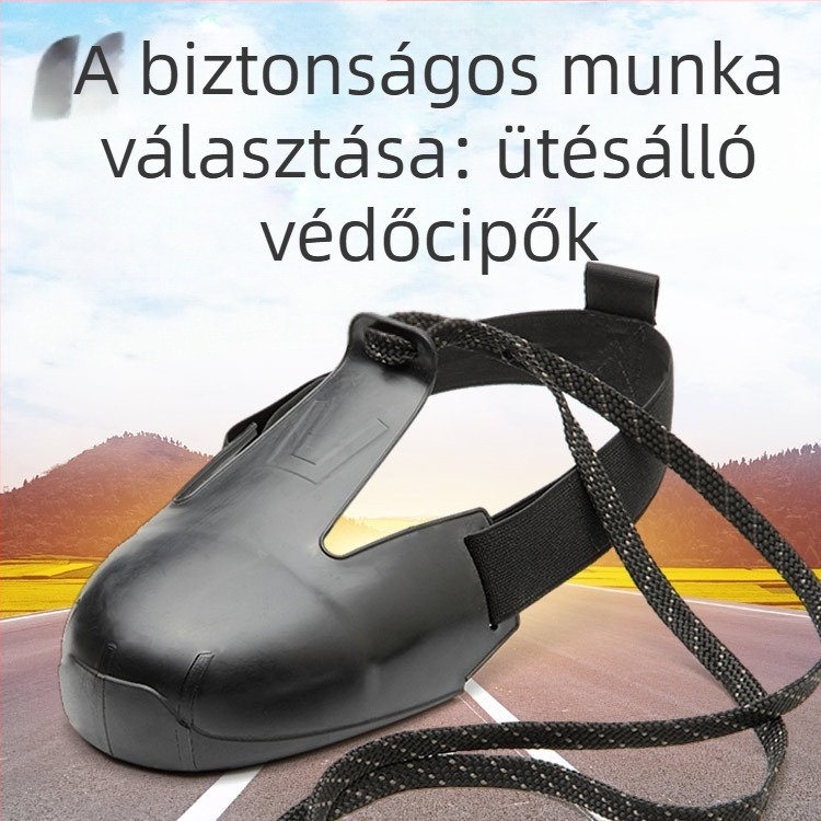 PVC védőcipőfedők látogatók számára — ütésálló orr, anti-perforáció, alacsony felső rész, szigetelés