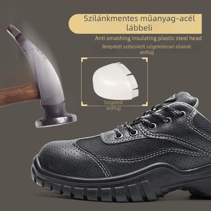 Szigeteltt munkavédelmi cipő 6KV-os ratinggel, könnyű és lélegző (tehénbőr, alacsony felsőrész)