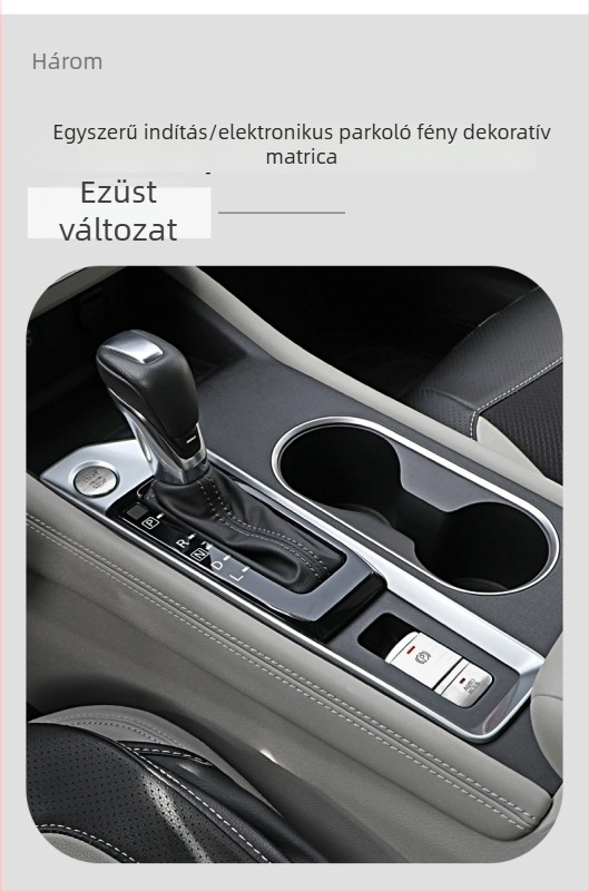 Elektronikus kézifék matrica – alumíniumötvözet, fényáteresztő, Nissan Serena C27-hez, Eredet Guangdong, testreszabható feldolgozás