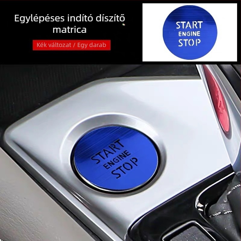 Elektronikus kézifék matrica – alumíniumötvözet, fényáteresztő, Nissan Serena C27-hez, Eredet Guangdong, testreszabható feldolgozás