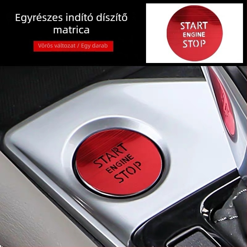 Elektronikus kézifék matrica – alumíniumötvözet, fényáteresztő, Nissan Serena C27-hez, Eredet Guangdong, testreszabható feldolgozás