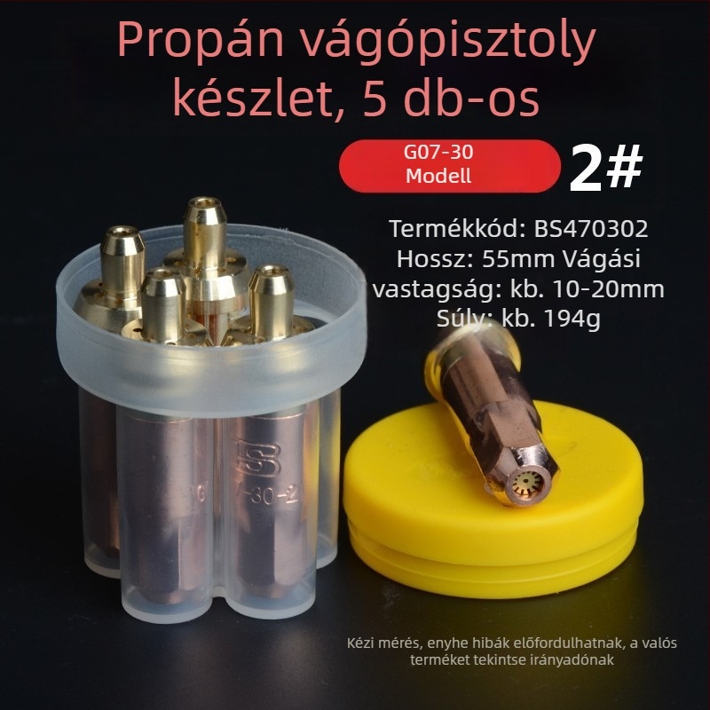 Persia gázvágó pisztolyhoz való fúvóka — gyűrű alakú plum blossom forma, modell 01-30-100-300