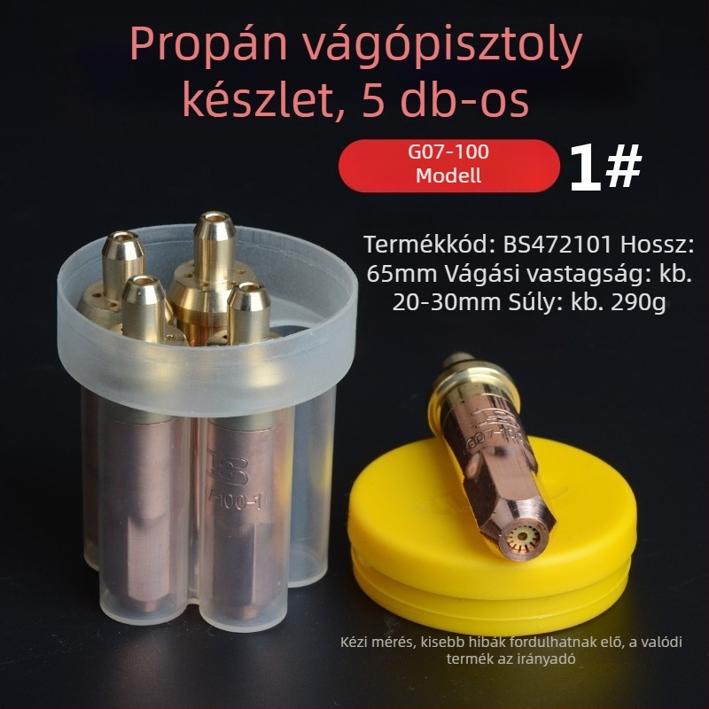 Persia gázvágó pisztolyhoz való fúvóka — gyűrű alakú plum blossom forma, modell 01-30-100-300